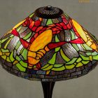Lampe Tiffany Poisson Rouge Medium