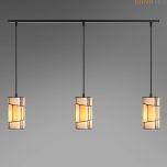 Lampe suspendue 3x Art Déco