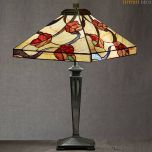 Lampe Tiffany carré Automne