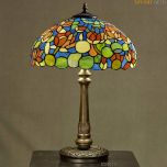 Lampe Tiffany fleurs Medium