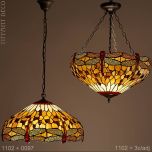 Lampe  Suspendue Dragonfly Gold Large