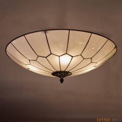 Tiffany ceilingl Lamp Art Déco B&W Large